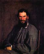 Ivan Kramskoi Leo Tolstoy USA oil painting artist